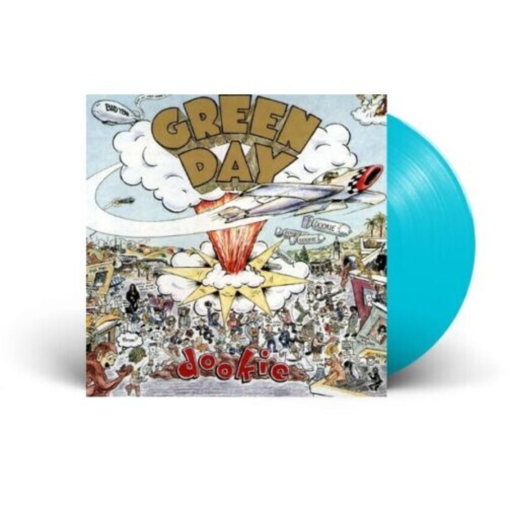 Green Day Dookie LP ~ Exclusive Colored Vinyl (Aqua Blue) ~ New/Sealed!